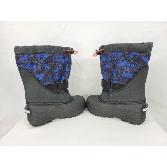 Columbia Powderbug Plus II Insulated Winter Boots Youth Kids Size 1Y BY1327-021 - Picture 9 of 10